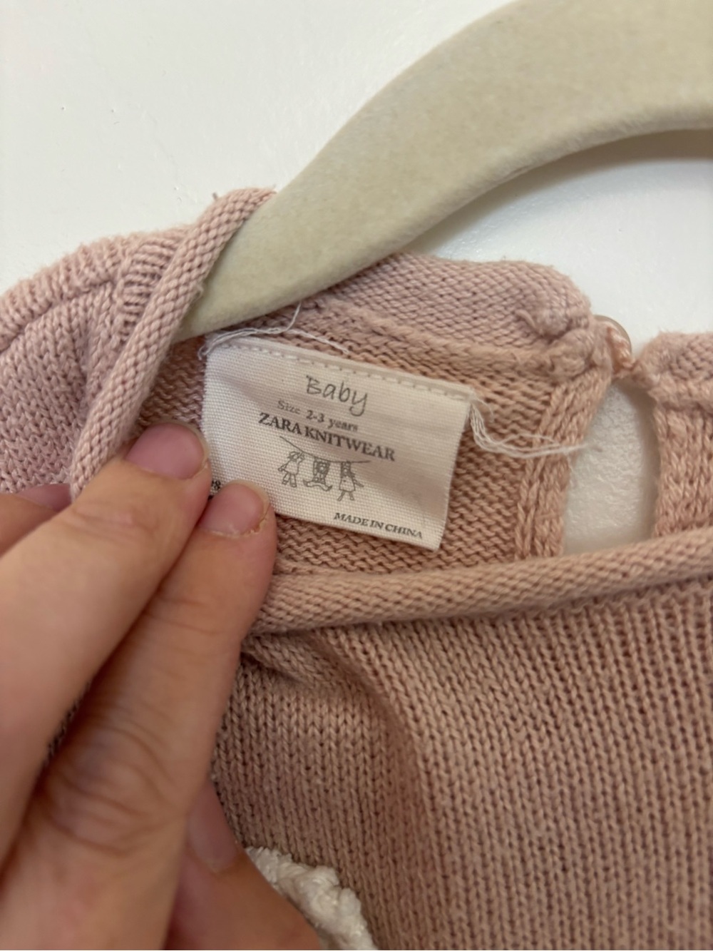 Zara Girls Sheep Appliqué Sweater | A10 - Picture 2 of 6